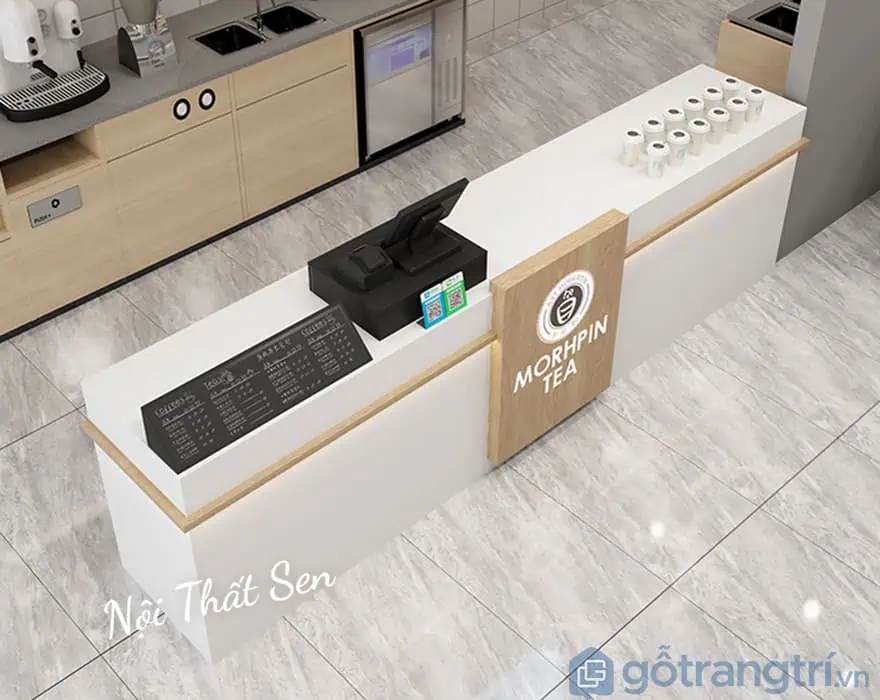 Quầy lễ tân đẹp