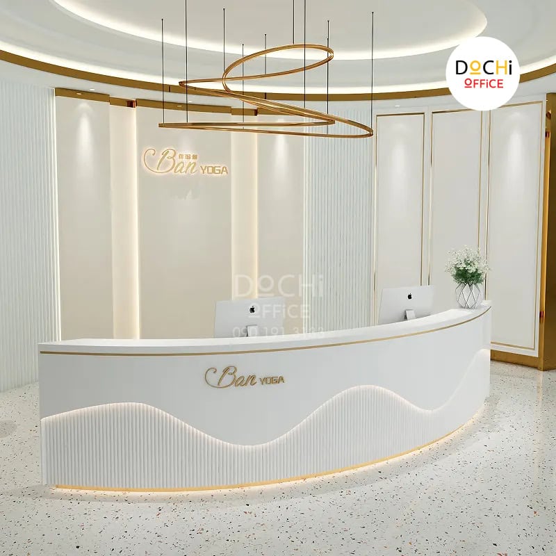 Quầy lễ tân hiện đại