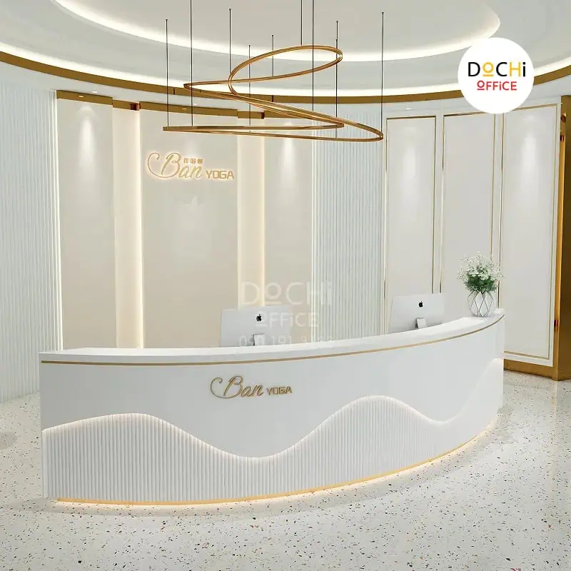 Quầy lễ tân hiện đại