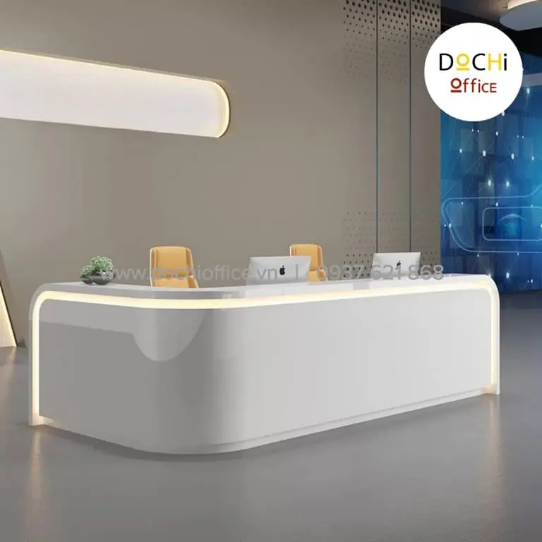 Quầy lễ tân hiện đại 8