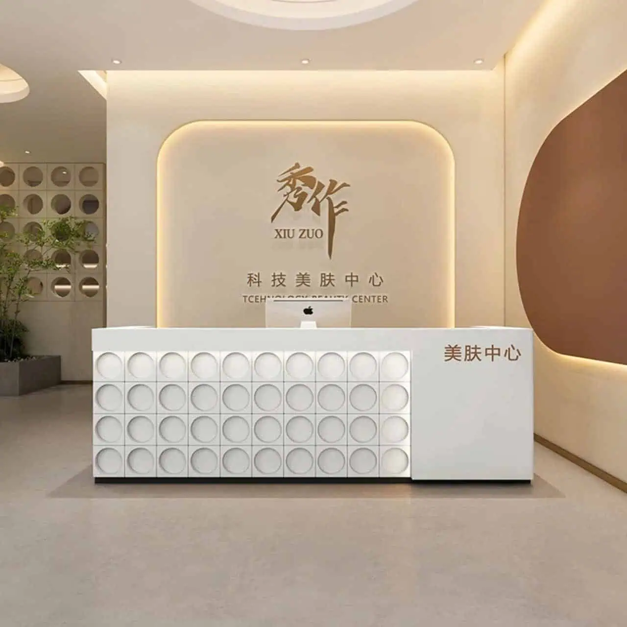 Quầy lễ tân hiện đại 5