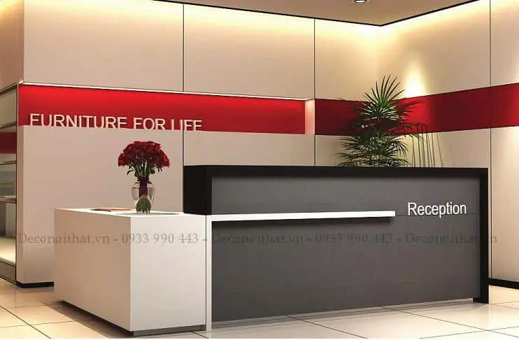 Quầy lễ tân hiện đại 10