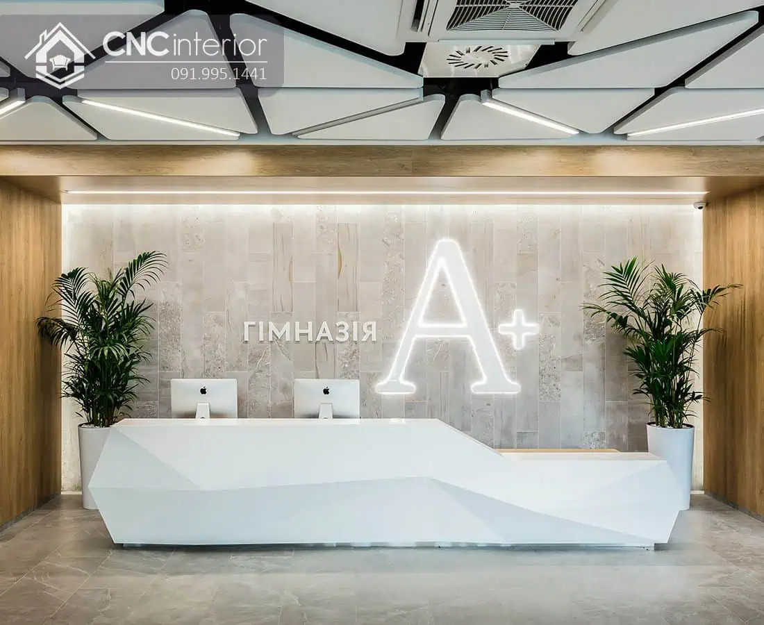 Quầy lễ tân hiện đại 6