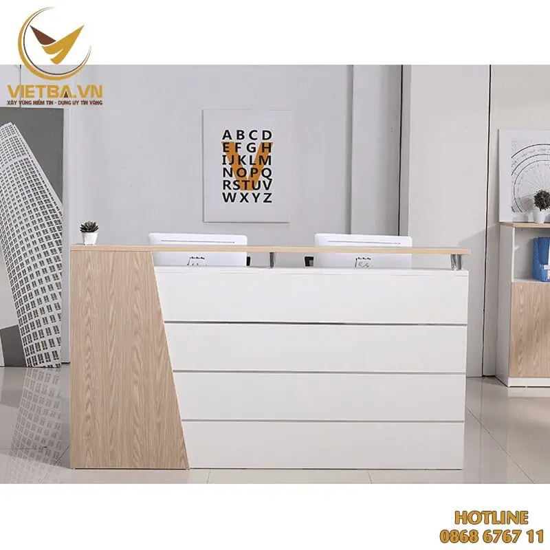 Quầy lễ tân đa dạng về mẫu mã