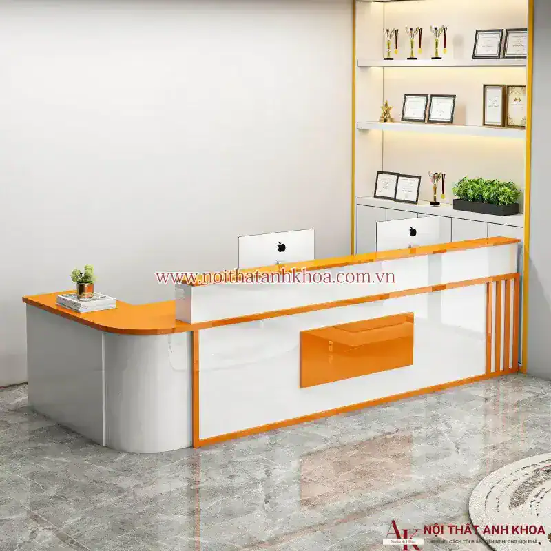 Quầy lễ tân spa đẹp