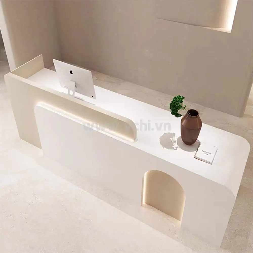 Quầy lễ tân hiện đại