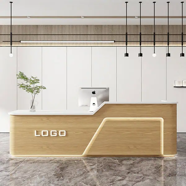 Quầy lễ tân phong cách vintage