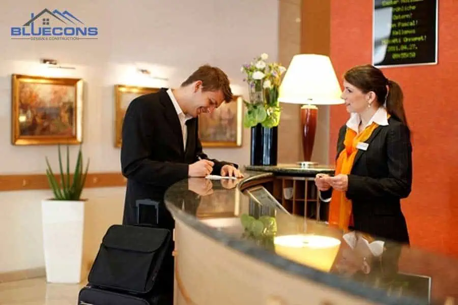 Quầy lễ tân mini TPHCM nhiều mẫu mã, màu sắc và kích thước đa dạng 8 Mang lại sự tiện lợi với quầy lễ tân mini