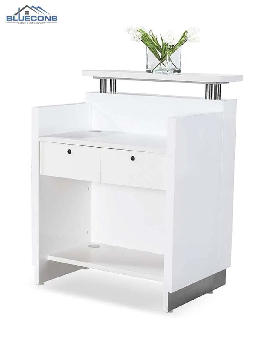 Quầy lễ tân mini TPHCM nhiều mẫu mã, màu sắc và kích thước đa dạng 3 Quầy lễ tân mini tiết kiệm diện tích