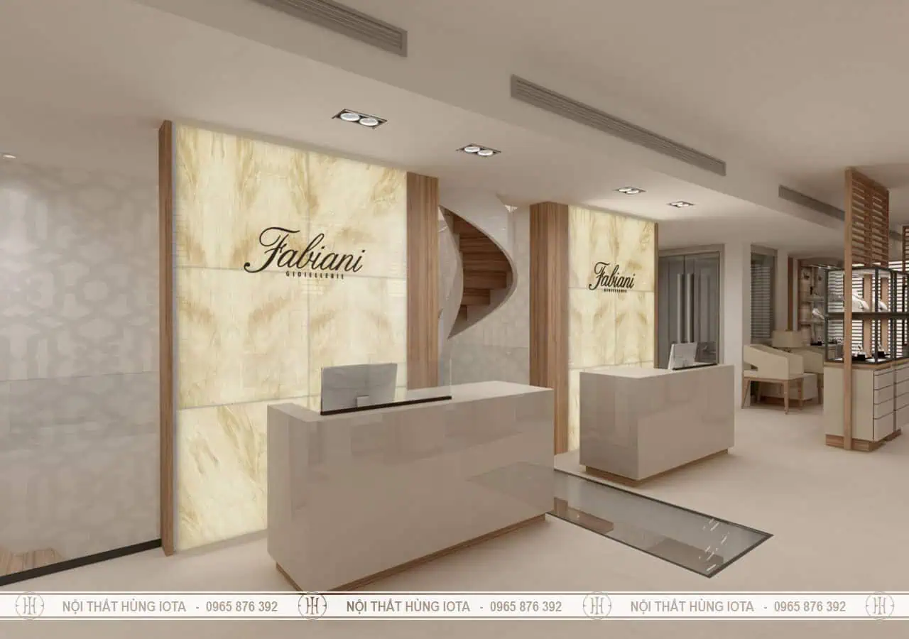 Không gian tiếp đón chuyên nghiệp