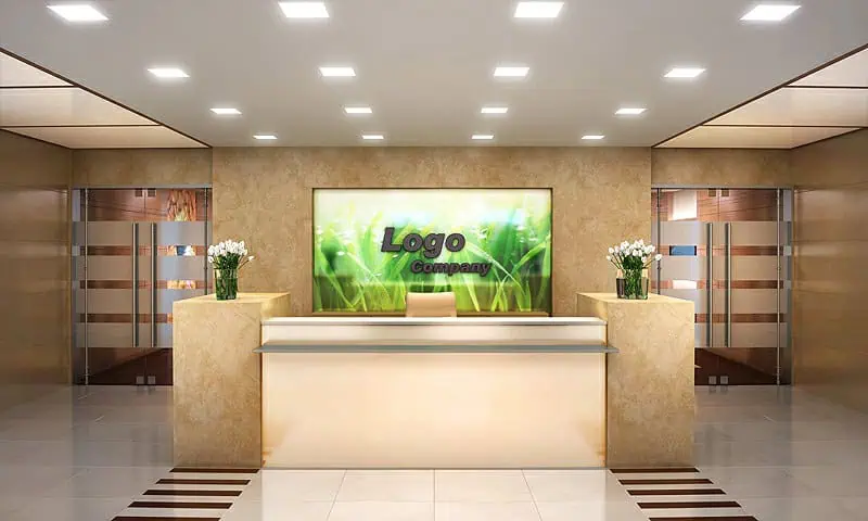 Quầy lễ tân cho văn phòng