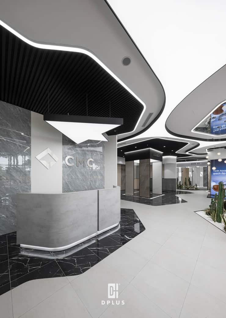 Quầy lễ tân CMC Tiles