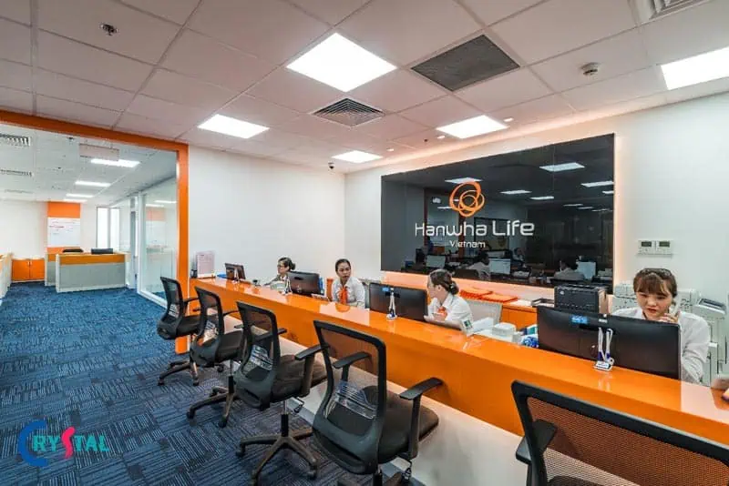 Thiết kế quầy lễ tân văn phòng đẹp