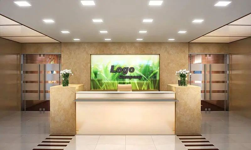 Phong thủy trong thiết kế quầy lễ tân