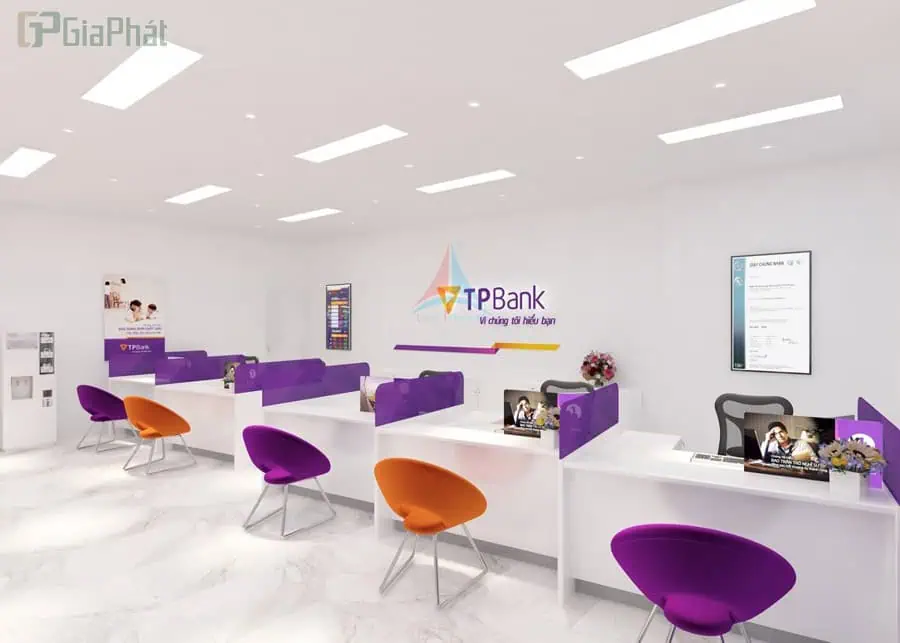 Mẫu quầy lễ tân ngân hàng hiện đại