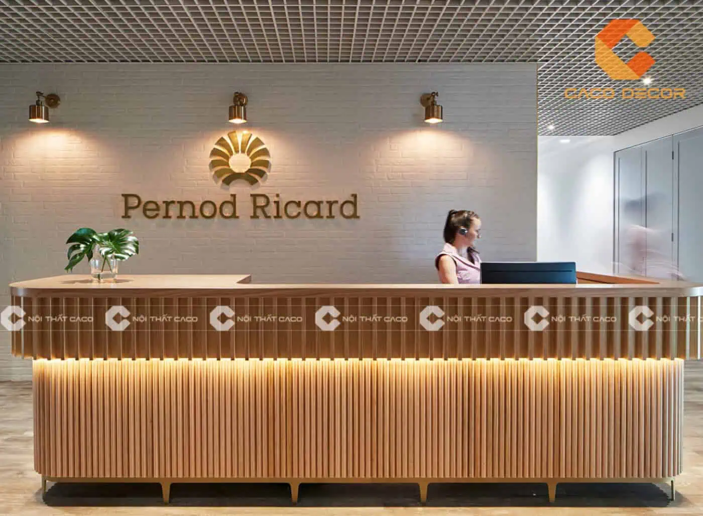 Quầy lễ tân đẹp