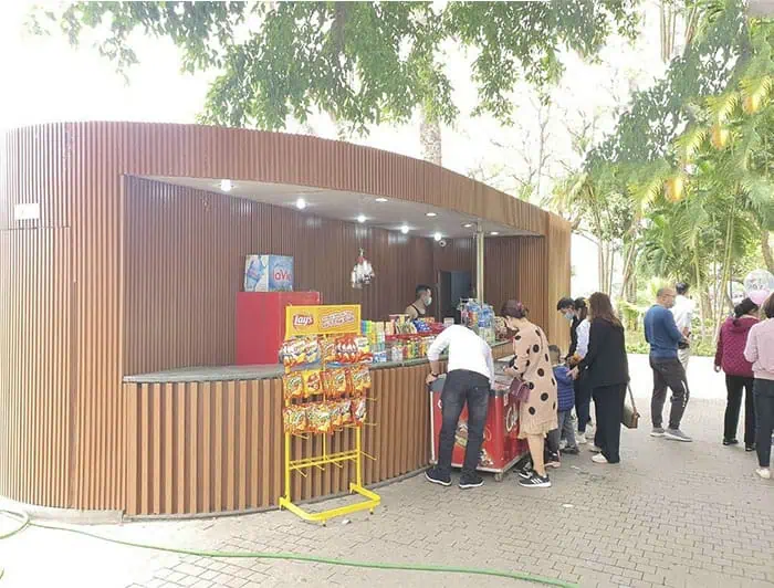 Mẫu quầy bar ngoài trời