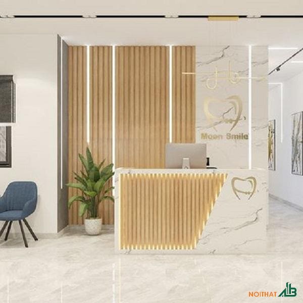 Quầy lễ tân nha khoa QLT056