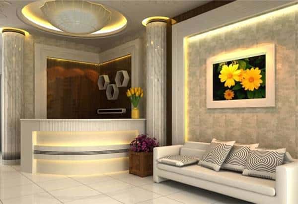 Quầy tiếp nhận tự nhiên