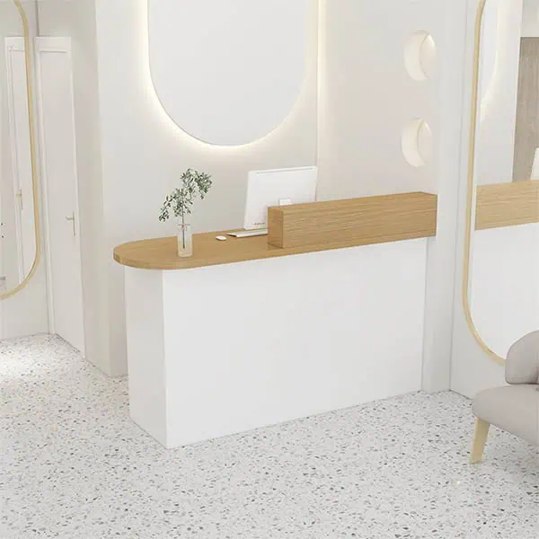 Quầy lễ tân kiểu dáng nhỏ gọn