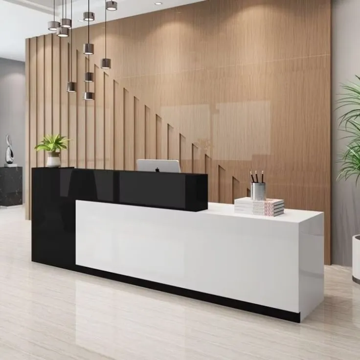 Quầy Lễ Tân Sang Trọng Được Thiết Kế Với 5 Ý Tưởng Đỉnh Cao 2 Mẫu quầy lễ tân sang trọng tại các công ty