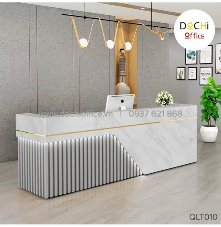 Quầy lễ tân sang trọng hiện đại