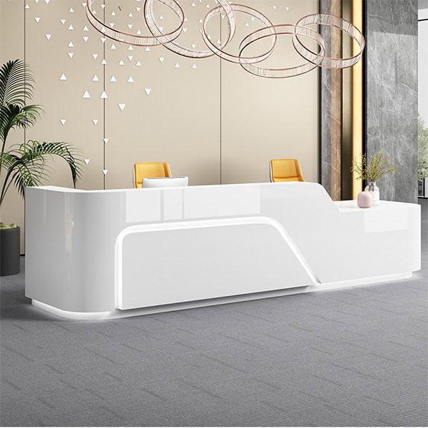 Quầy lễ tân gỗ MDF