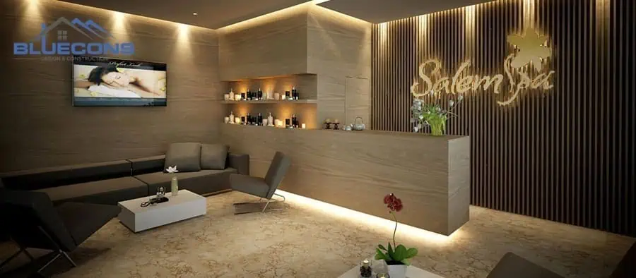 +20 mẫu Thiết kế quầy lễ tân nhà hàng đẹp, ấn tượng 15 Quầy lễ tân thiết kế đơn giản cho khách sạn