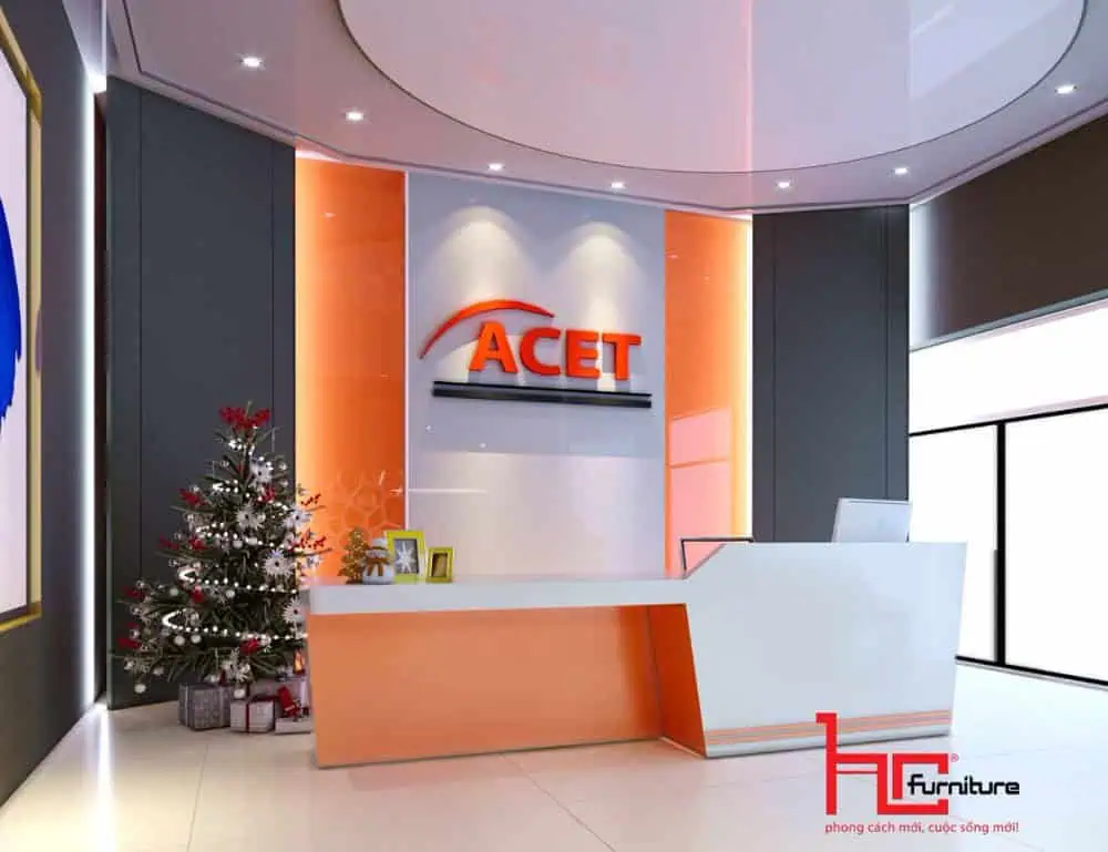 Quầy lễ tân trung tâm tiếng anh