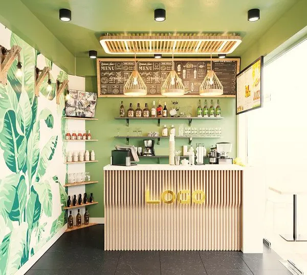 Những mẫu quầy nước ép đẹp được đóng theo yêu cầu