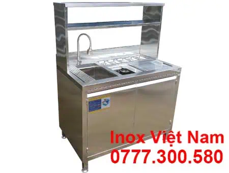 Quầy pha chế inox mini