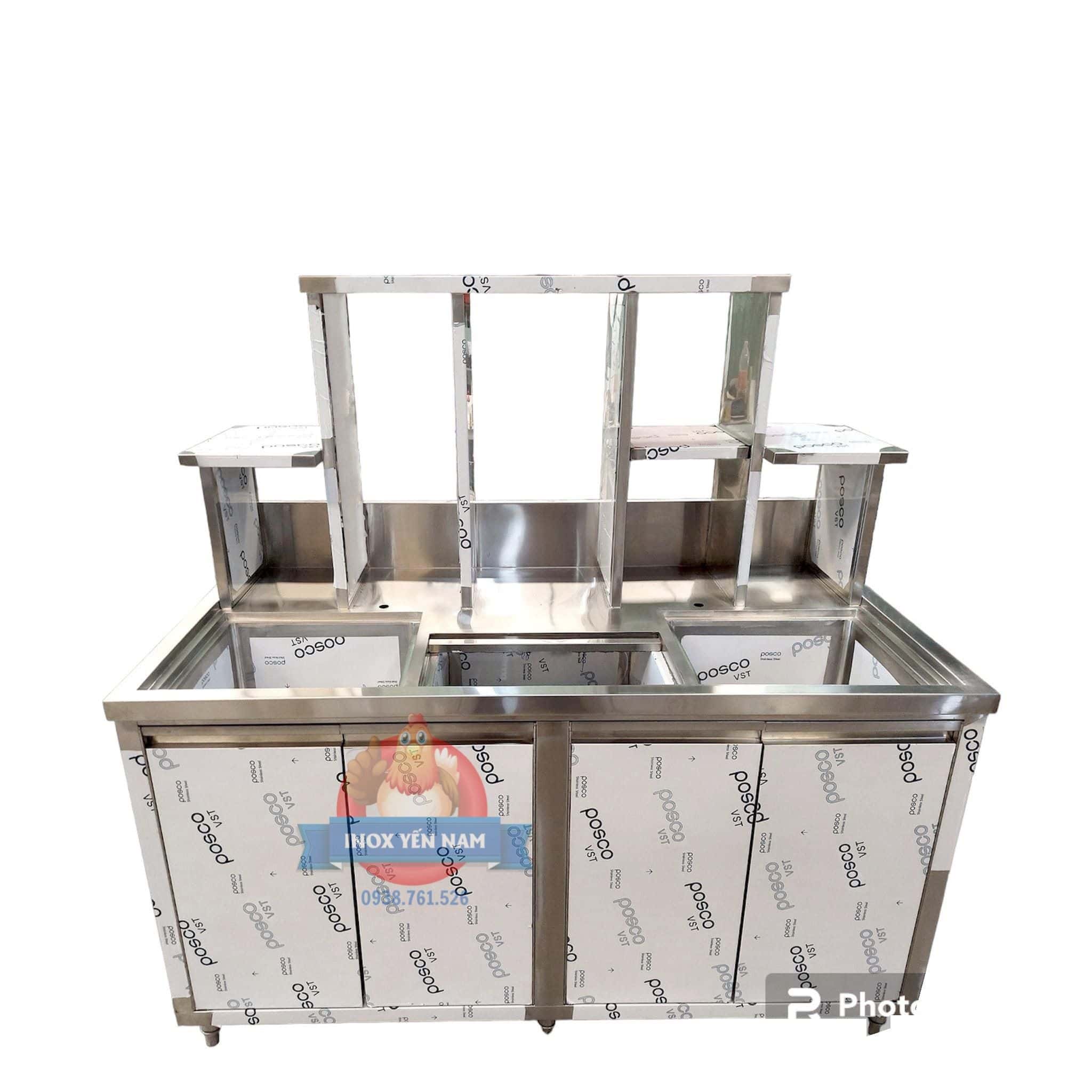 Quầy pha chế inox 1m8 - Lựa chọn thông minh