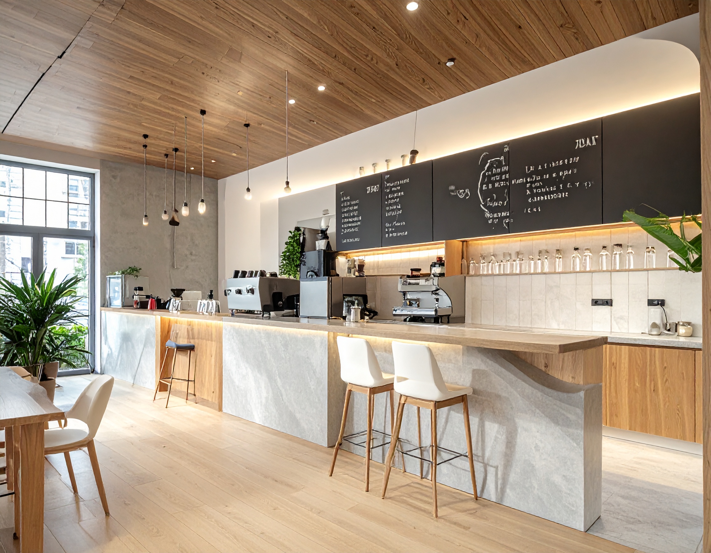 Quay Pha Che Cafe Phong Cach Hien Dai 1