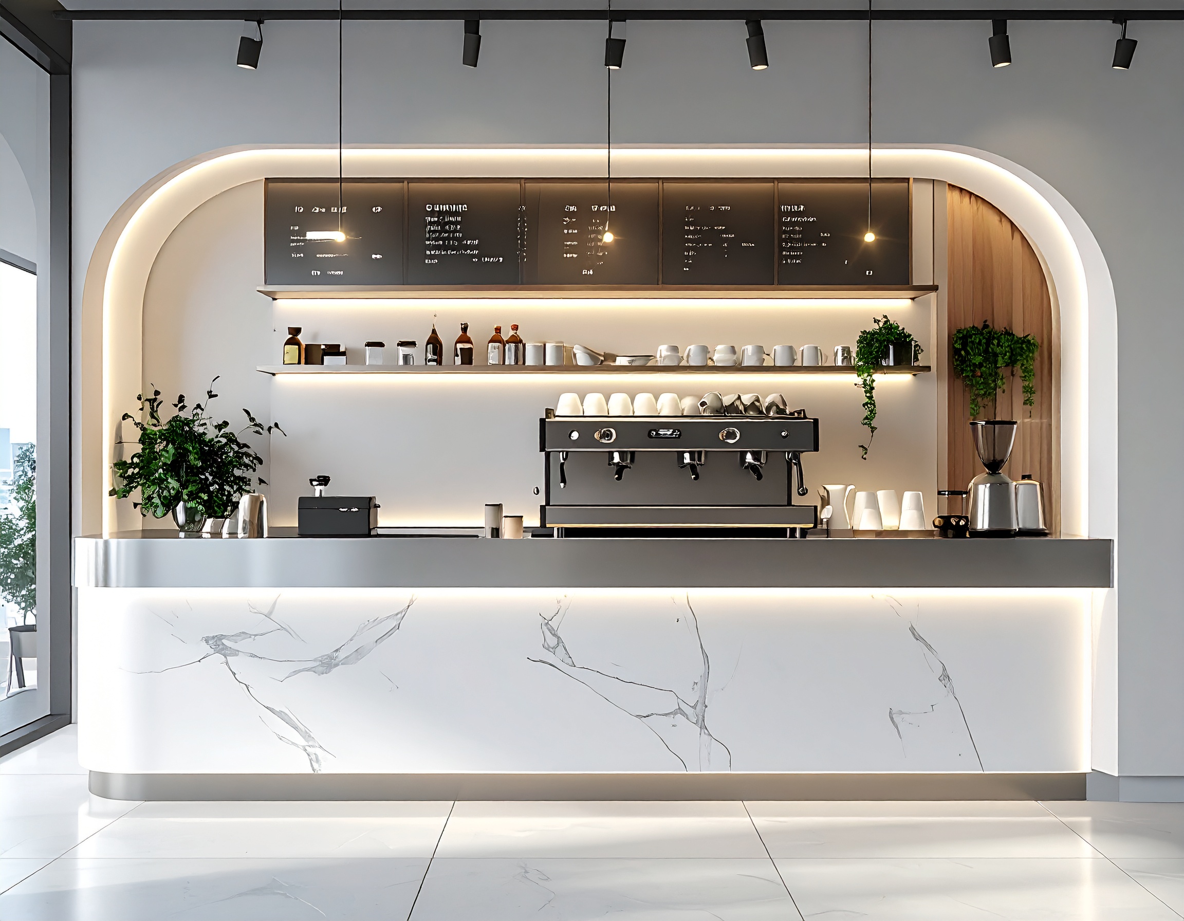 Quay Pha Che Cafe Phong Cach Hien Dai 3