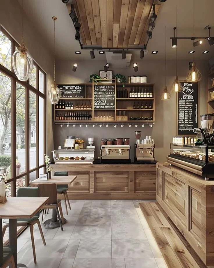 Thiết kế và thi công quầy pha chế cho quán cà phê đẹp