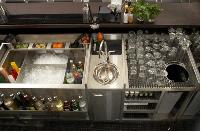 Quầy pha chế inox đẹp