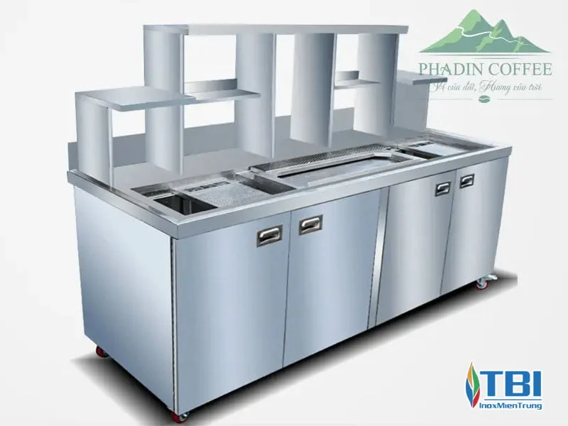 Quầy pha chế inox
