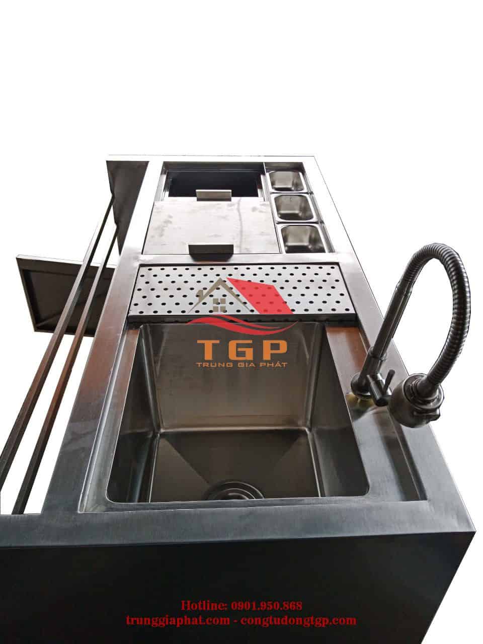 Quầy pha chế inox đẹp