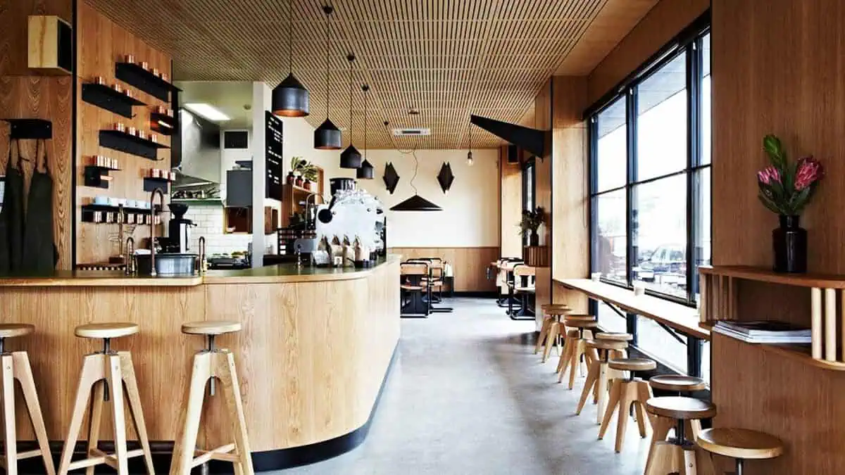 Khu vực làm việc pha chế