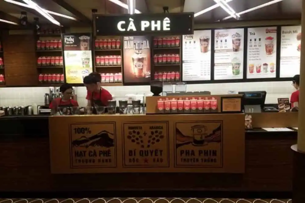 Quầy pha chế thương hiệu