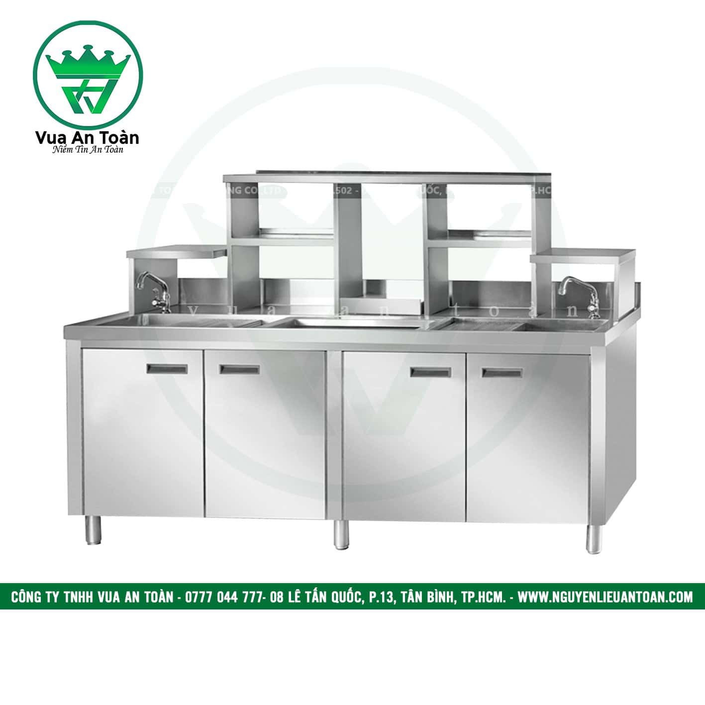 Quầy pha chế inox 1m8