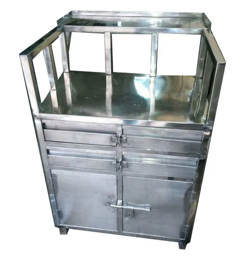 Quầy pha chế inox có ngăn kéo đẹp