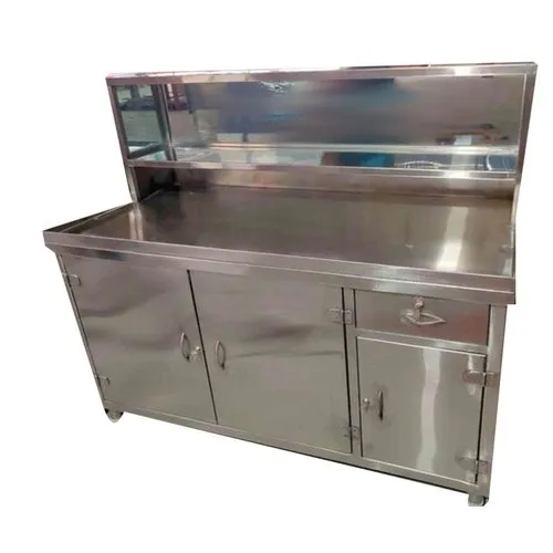 Quầy pha chế inox có ngăn kéo đẹp