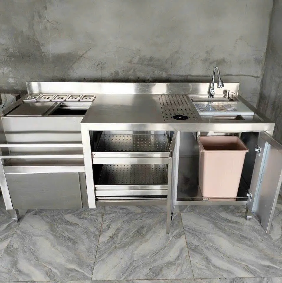 Quầy Pha Chế Inox Hiện Đại 6 Thiết Kế Sản Xuất Phá Cách Không Giới Hạn 6 Thiết kế quầy pha chế inox hiện đại tại xưởng