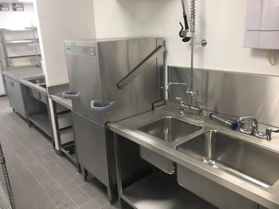 Quầy pha chế inox nhà hàng đẹp có độ bền cao