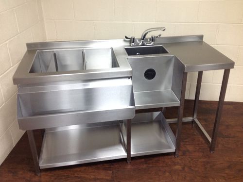Những mẫu quầy pha chế inox tiết kiệm không gian cửa hàng bạn