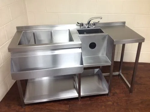 Quầy Pha Chế Inox Tiết Kiệm Không Gian 7 Mẫu Đóng Đặc Biệt 6 Những mẫu quầy pha chế inox tiết kiệm không gian cửa hàng bạn