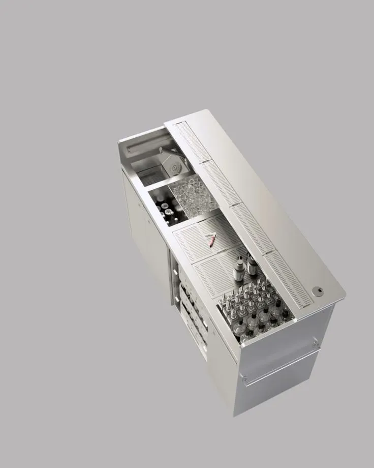 Quầy Pha Chế Inox Tiết Kiệm Không Gian 7 Mẫu Đóng Đặc Biệt 7 Quầy pha chế inox tiết kiệm không gian có ngăn chứa