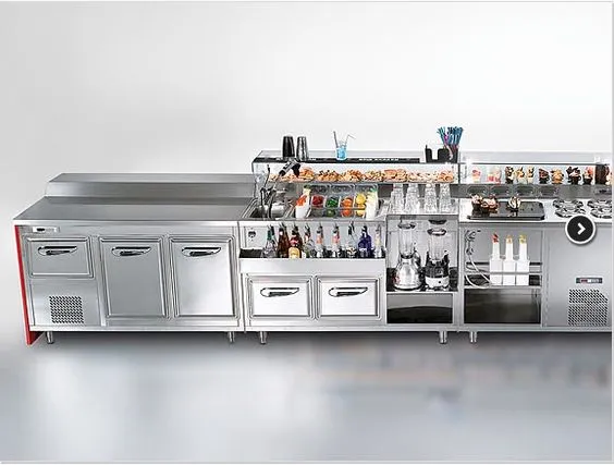 Những mẫu quầy pha chế inox tiết kiệm không gian cửa hàng bạn