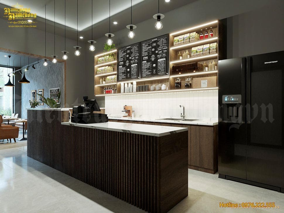 Thiết kế quầy pha chế đẹp